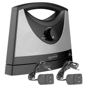 Serene Innovations TV SoundBox Wireless TV Speaker With Two A/C Adapters Health Products