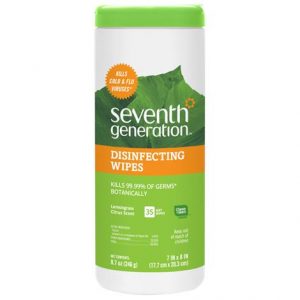 Seventh Generation Lemongrass and Citrus Disinfecting Wipes Health Products