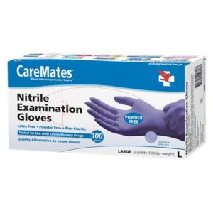 Shepard CareMates Nitrile Powder Free Examination Gloves Health Products