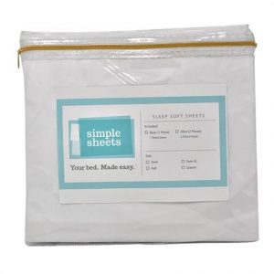 Simple Sheets Twin XL Fitted Bed Sheet Health Products