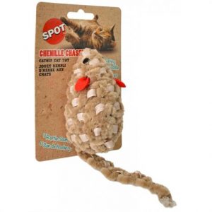 Spot Chenille Chasers Mouse Catnip Toy - Assorted Colors Health Products