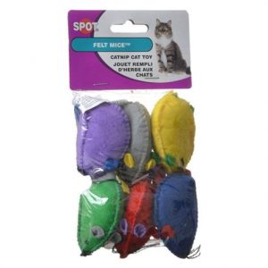 Spot Felt Mice with Catnip Cat Toys Health Products