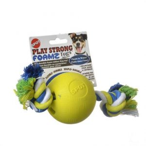 Spot Play Strong Foamz Dog Toy - Ball with Rope Health Products