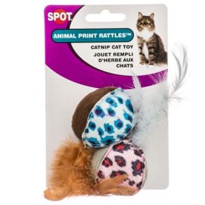 Spot Spotnips Rattle with Catnip - Animal Print Health Products