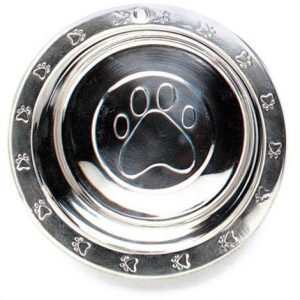 Spot Stainless Steel Embossed Rim Dish Health Products