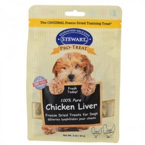 Stewart 100% Pure Chicken Liver Freeze Dried Dog Treats Health Products