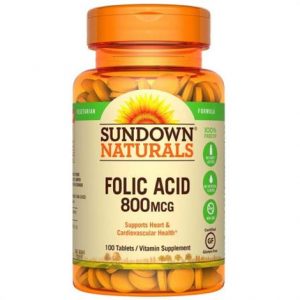 SunDown Organics Folic Acid Health Products