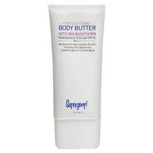 Supergoop Forever Young Body Butter 5.7oz Sunscreen Cream With Sea Buckthorn SPF 40 Health Products