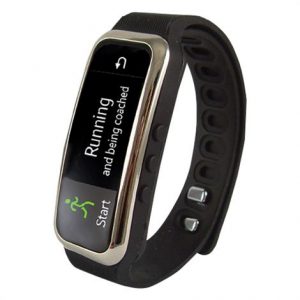 Supersonic Bluetooth Smart Wristband Fitness Tracker Black Health Products