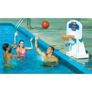 Swimline Pool Jam Combo Inground Volleyball/Basketball Game Health Products