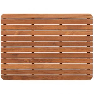 Teakworks4u Bath Mat With Rounded Corners Health Products