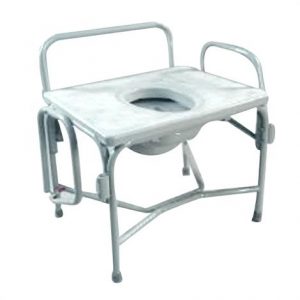 Tubular Fabricators The Grand Line Extra Wide Heavy Duty Drop Arm Bariatric Commode Health Products