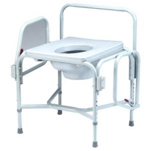 Tubular Fabricators The Grand Line Three-In-One Heavy Duty Drop Arm Commode Health Products