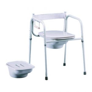 Tubular Fabricators Three-In-One Universal Steel Commode Health Products