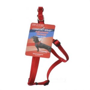 Tuff Collar Comfort Wrap Nylon Adjustable Harness - Red Health Products