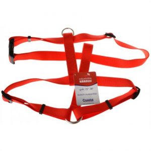 Tuff Collar Nylon Adjustable Dog Harness - Red Health Products