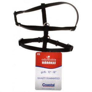 Tuff Collar Nylon Adjustable Harness - Black Health Products