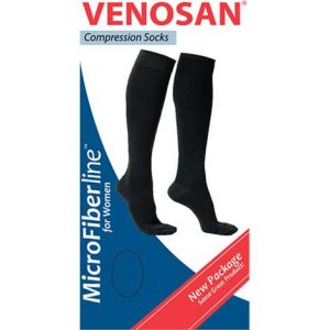 Venosan Microfiberline Closed Toe Below Knee 15-20mmHg Compression Socks for Women Health Products