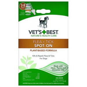 Vets Best Flea & Tick Spot-On for Dogs Health Products