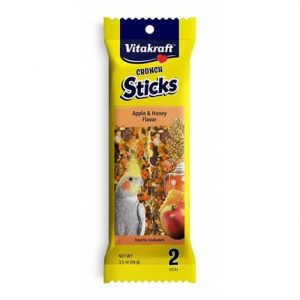 Vitakraft Crunch Sticks Apple & Honey Cockatiels Treats Health Products