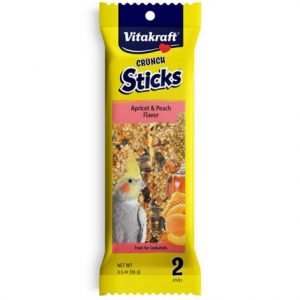 Vitakraft Crunch Sticks Apricot & Peach Cockatiel Treats Health Products