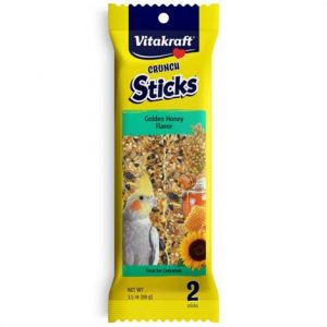 Vitakraft Crunch Sticks Golden Honey Cockatiel Treats Health Products