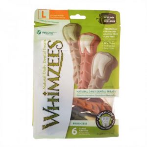 Whimzees Brushzees Dental Treats - Large Health Products