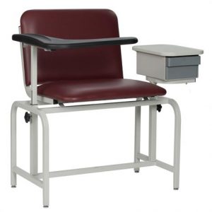 Winco Extra Large Padded Blood Drawing Chair With Drawer Health Products