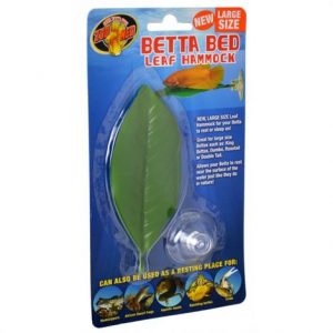 Zoo Med Aquatic Betta Bed Leaf Hammock Health Products