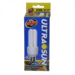 Zoo Med Aquatic Ultra Sun 6500K Compact Flourescent Daylight Bulb Health Products