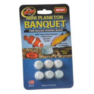 Zoo Med Plankton Banquet Fish Feeding Block Health Products