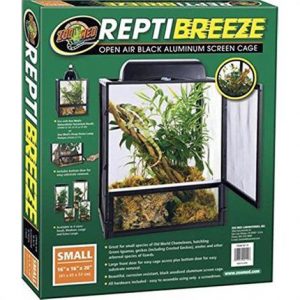 Zoo Med Reptibreeze Open Air Aluminum Screen Cage - Black Health Products