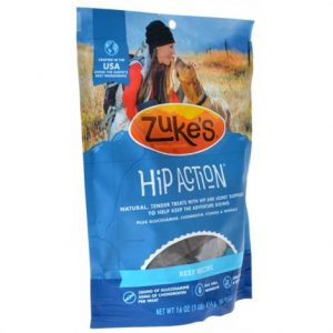 Zukes Hip Action Hip & Joint Dog Treat - Roasted Beef Recipe Health Products