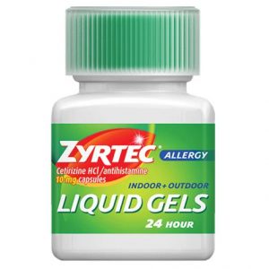 Zyrtec Allergy Gels Health Products