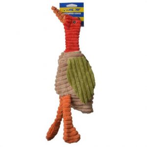 port Tuff Squeak Unstuffed Goose Plush Dog Toy Health Products